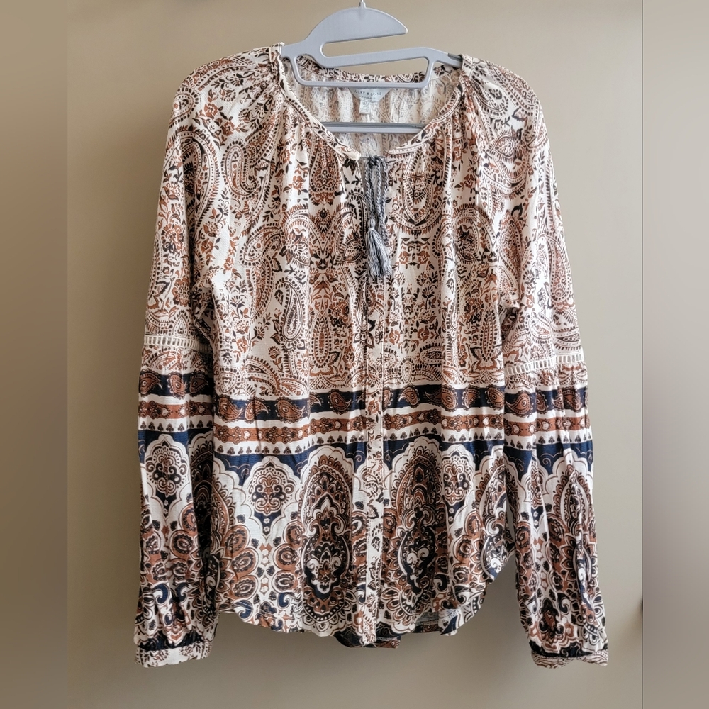 Lucky Brand blouse size M